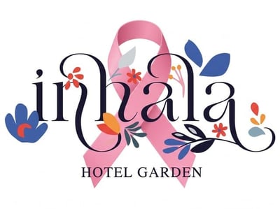 Inhala Hotel Garden impulsa su I Reto Solidario junto a la AECC e ilumina su fachada en el Día Mundial contra el Cáncer de Mama