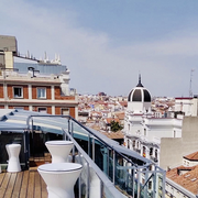 Vistas Terraza Santo Domingo hacia Gran Vía Vistas Terraza Santo Domingo hacia Gran Vía